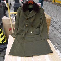 Genuine stock old goods 87 will school coat breeches wool long coat detachable hair liner cold army coat