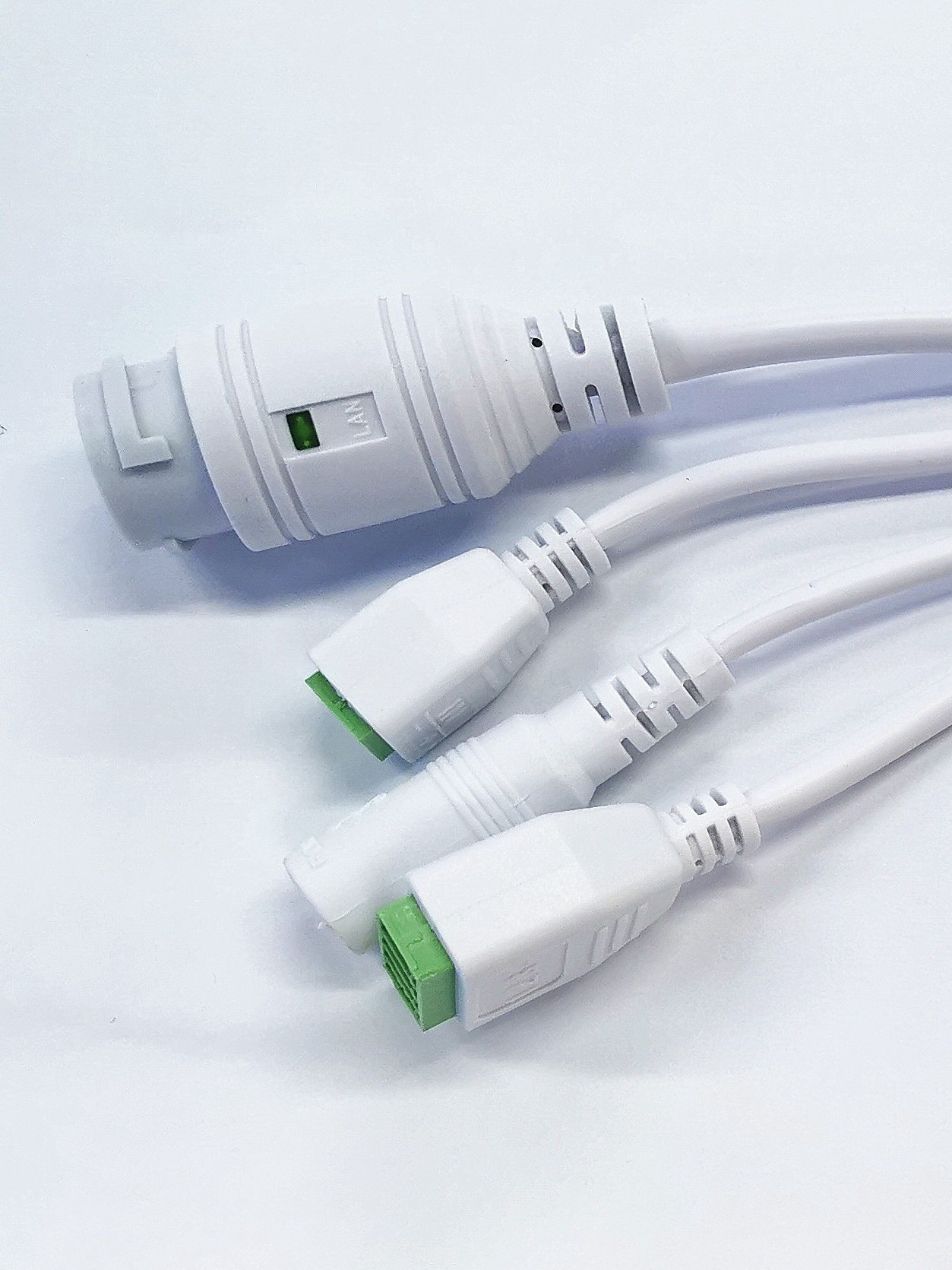 Face Recognition Tail Line Network High-Definition Camera Multi-Function Connection Alarm 485 Weigen Transmission Data White Line