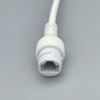 8-Core Single-Head Network Cable Tp Telecom 12V Non-Standard Poe Network Camera Waterproof Tail Cable Rj45 Female Connector 1.25