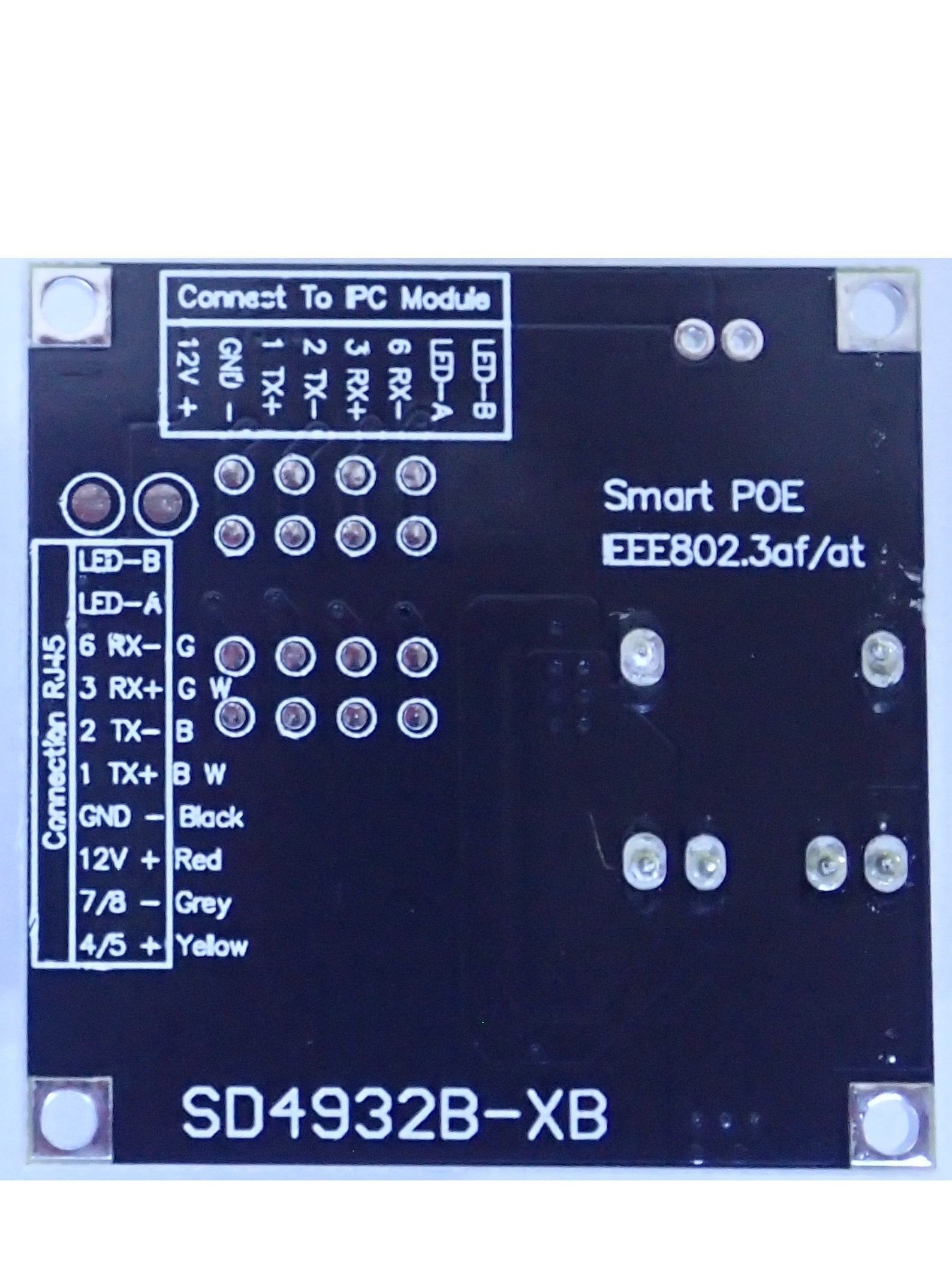 Poe Module 48V to 12V Power Supply Module for Monitoring Network Poe Cameras, Isolated Type, National Standard/Non-Standard Step-Down
