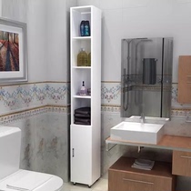 Solid wood bathroom gap storage bathroom side cabinet multi-layer storage cabinet toilet toilet narrow cabinet storage rack can be customized