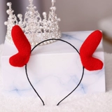 Красный ободок, детские шпильки для волос для взрослых, рождественский декор, аксессуар для волос, ювелирное украшение, подарок на день рождения