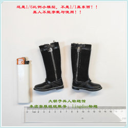 Did D80190 Ace Pilot Erich Hartmann Flight Boots Shoes 1/6 Scale Model