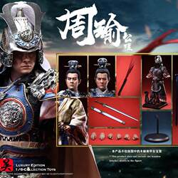 303Toys 1/6 Three Kingdoms Zhou Yu Gongjin Mp037 White Copper Deluxe Edition Full Box Brand New Unopened in Stock