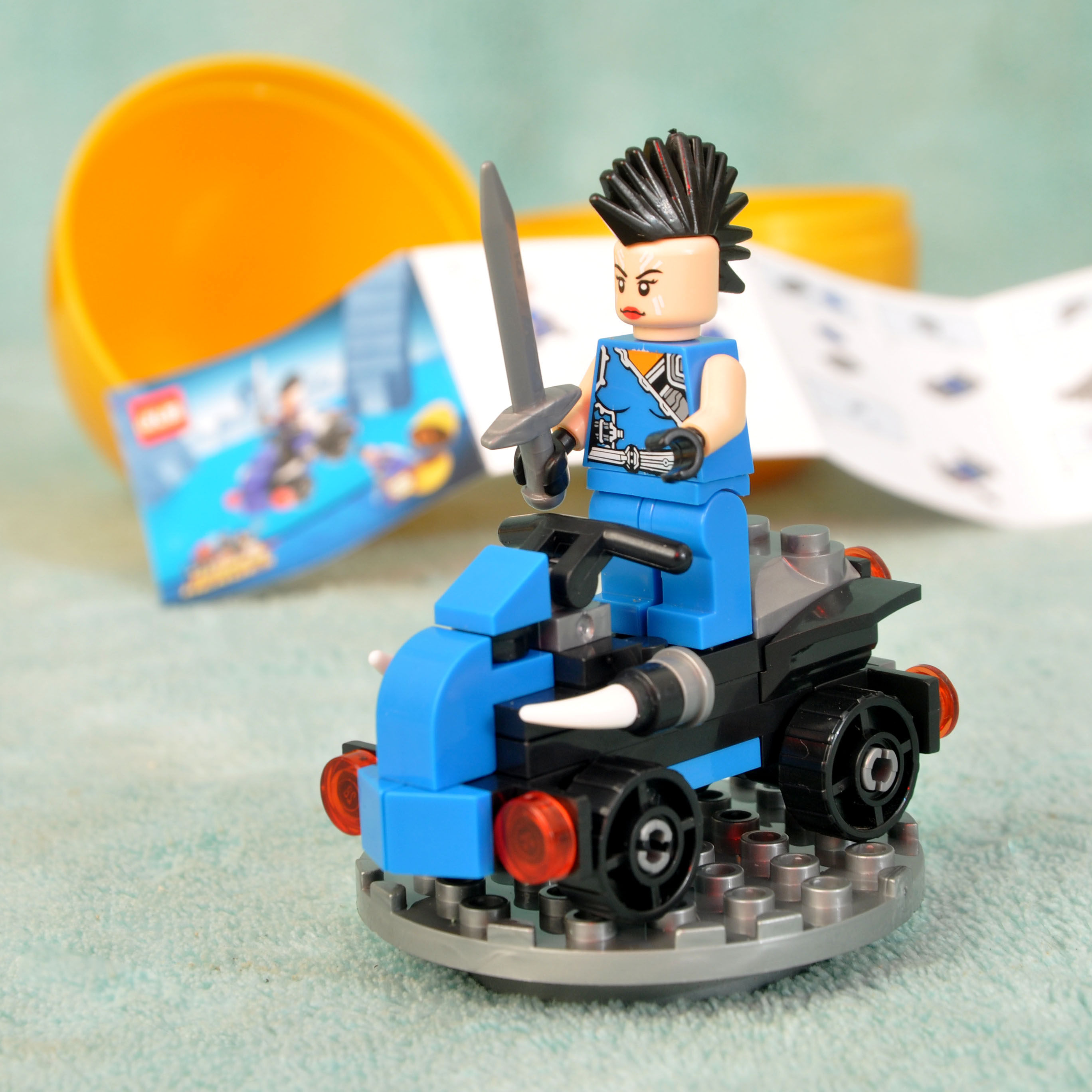 Cartoon Twist Egg Children Toy Parquet Building Blocks Plastic Building Blocks Hair Twist Egg Machine Chic Toy Building Blocks