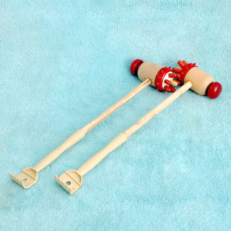 Natural Wood Portable Seven Nails Health Hammer Knockout Hammer Massage Acupoint Meridians Meridians Meridians Foot Bodyfoot Bath Hammer Special Price Factory Price