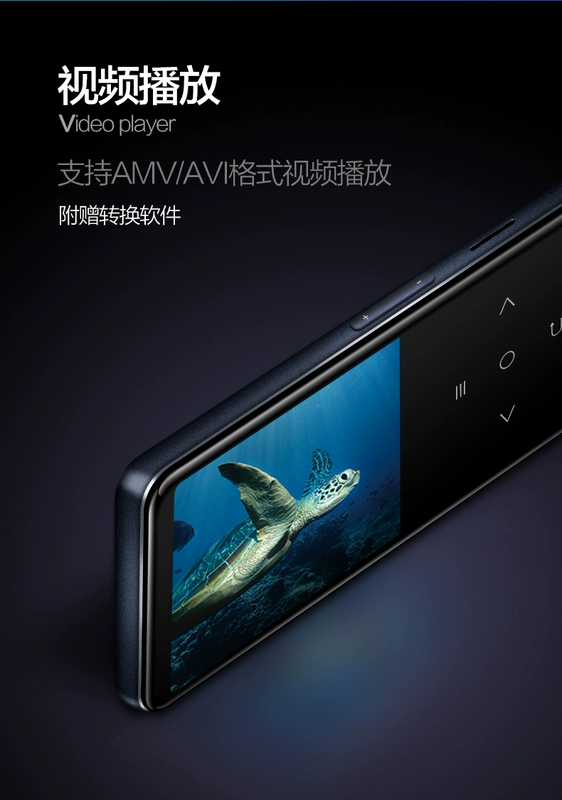 Bingjie mp3mp4 máy nghe nhạc mini sinh viên Walkman màn hình cảm ứng Bluetooth MP3 thẻ màn hình mp5 thể thao xách tay MP6 sách điện tử học tiếng Anh nghe đọc tiểu thuyết p4 - Máy nghe nhạc mp3