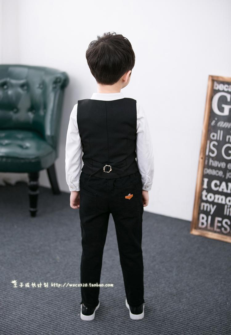 Trẻ em vest mùa xuân và mùa thu boy 2018 chương trình mới vest vest vai bé England cardigan áo khoác mỏng áo khoác