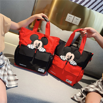 New Oxford cloth handbag childrens tutoring bag Cartoon mommy bag Cute girl shoulder oblique cross multi-function bag