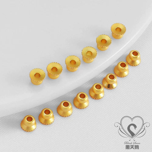 Колесо, шапка, аксессуар, браслет из бисера, браслет из бусин ручной работы, 14 карат, золотой цвет, 4mm