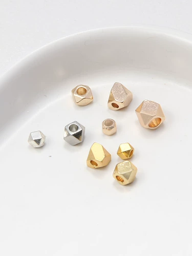 Золотые аксессуары, ювелирное украшение ручной работы, 14 карат, 4мм