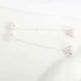 Серебряный кролик с бабочкой, безопасный браслет, ожерелье, аксессуар с аксессуарами, золотой цвет, «сделай сам»