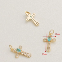 Цирконий, подвеска, 14 карат