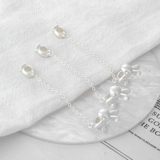 Серебряный кролик с бабочкой, безопасный браслет, ожерелье, аксессуар с аксессуарами, золотой цвет, «сделай сам»