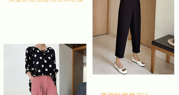 Mùa hè lỏng lẻo thường xuyên cảm thấy voan củ cải ông già phù hợp với quần nữ chân chín điểm mỏng quần harem - Quần Harem quần áo vintage