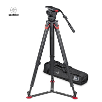 Sanya 1811FTGS Set 100mm Video18 PTZ Carbon Fiber Floor flowtech Tripod