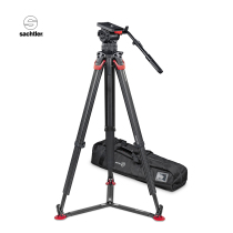 Sanya 1505FTGS Set 100mm Video15 PTZ Carbon Fiber Floor flowtech Tripod