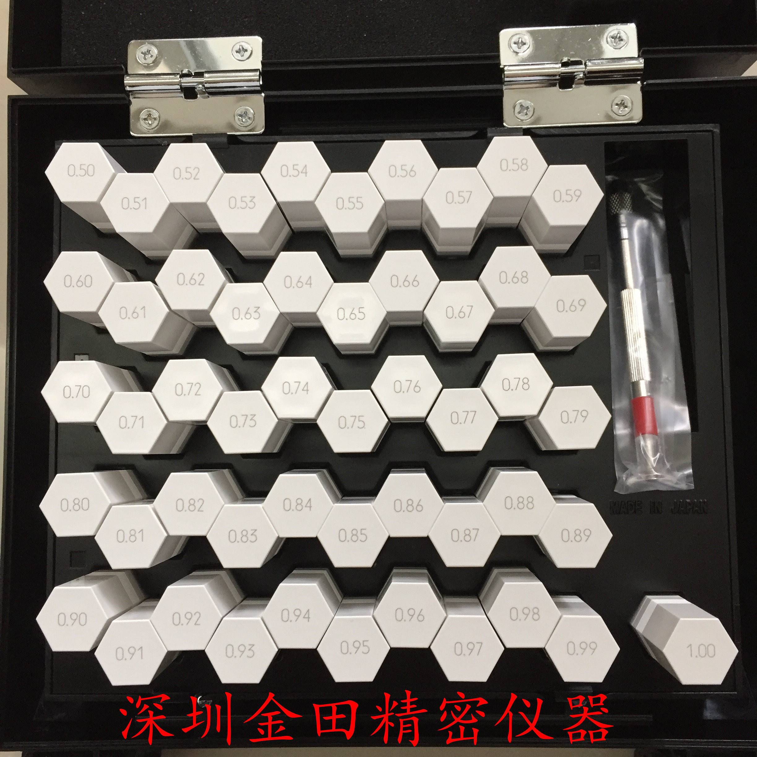 Japanese original PIN GAUGE SET Aisen EISEN needle gauge EP-0A 0B measuring hole gauge aperture gauge