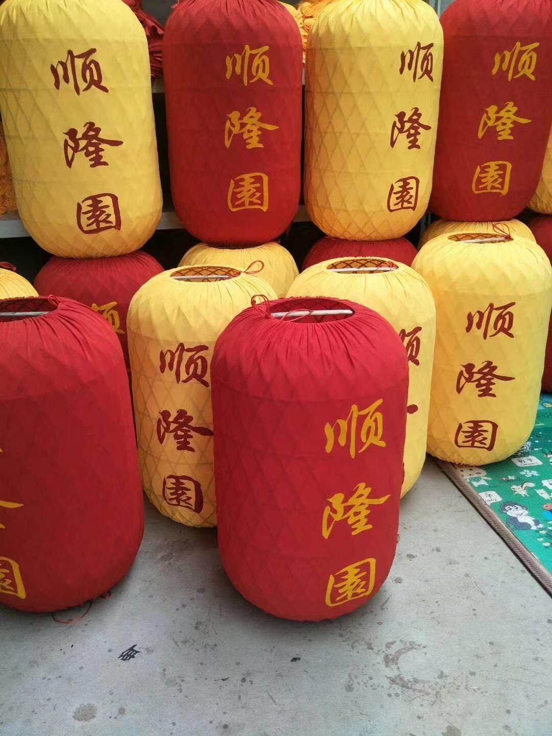 Teahouse bamboo lantern antique custom advertising printing decorative lampshade outdoor restaurant dining room hot pot handmade chandelier