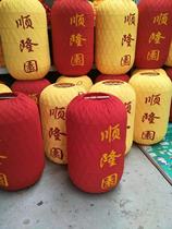  Teahouse bamboo lantern Antique custom advertising printing decoration lampshade Outdoor hotel restaurant hot pot handmade chandelier