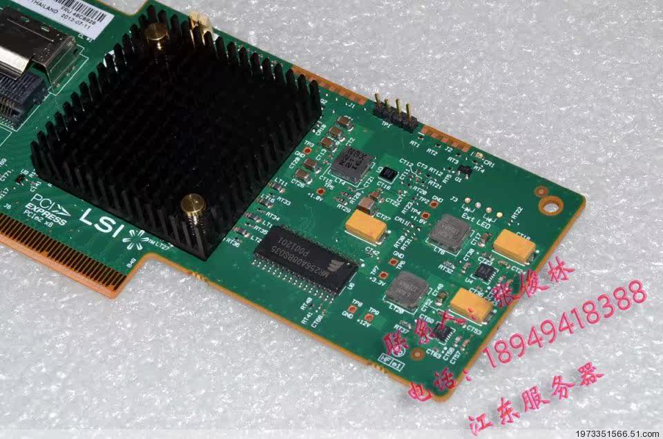 RAID-контроллер lsi 9211-8i 9200 9240 2008  6gb sas直通it群晖卡46m0861 6t 8t