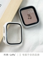 乐雨 Подходит для AppleWatch8/9 Shell Film Armored Case 7/6/5 Generation Ultra Apple Watch S9 Защитная обложка IWATCH Силиконовая жесткая оболочка All -Inclusize 45/49 мм мужчины и женщины прозрачные S8