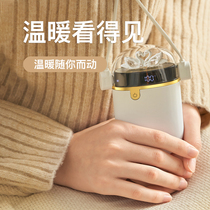 Hanging neck warm hand treasure power charging treasure multi-function two-in-one mini student children portable self-heating artifact warm neck cute winter explosion proof hot water bag electric warm treasure winter loft 2021