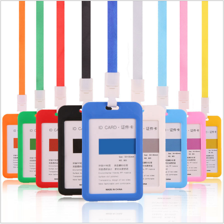 Book Chang documents Card Sleeve Work Certificate of Work Card Work Card Chest Card Bus Card Documents Cover Custom Hanging Rope
