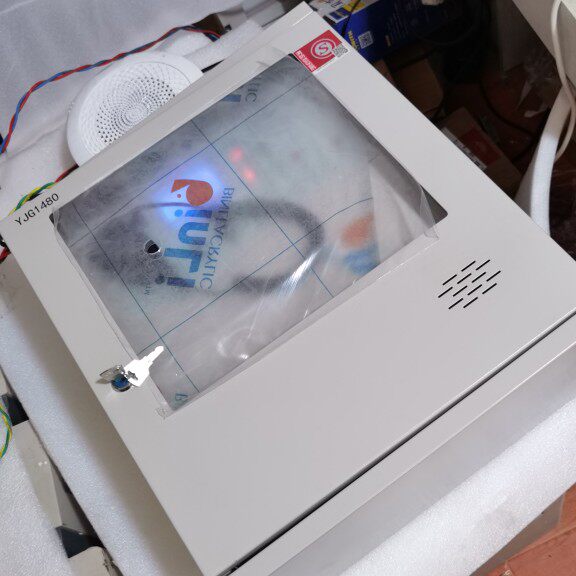 Fire Emergency Broadcast YJG1480 wall-mounted fire broadcast host connected with arbitrary alarm host