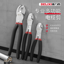 Delich Cable Scissors Wire Scissors Electric cutting cutting cutting clamp manually 6 8 10 inch strand clamp