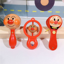 Japanese Anpanman newborn baby hand grab sand hammer rattle training Follow up newborn baby rattles 0-6 months
