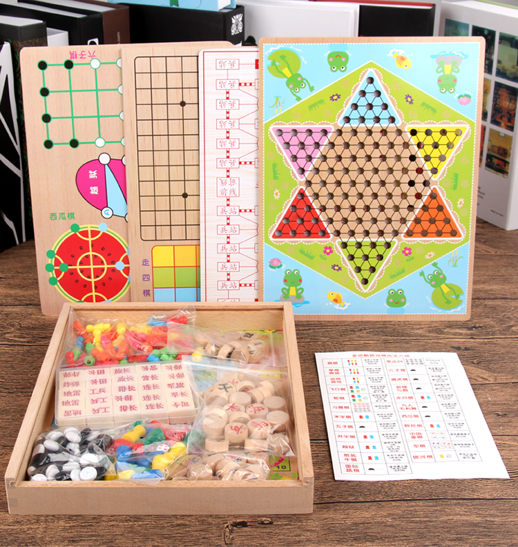 Bay cờ vua trò chơi cờ vua cha mẹ và con đa chức năng máy tính để bàn cờ vua backgammon jump checkers trẻ em cờ vua đồ chơi giáo dục
