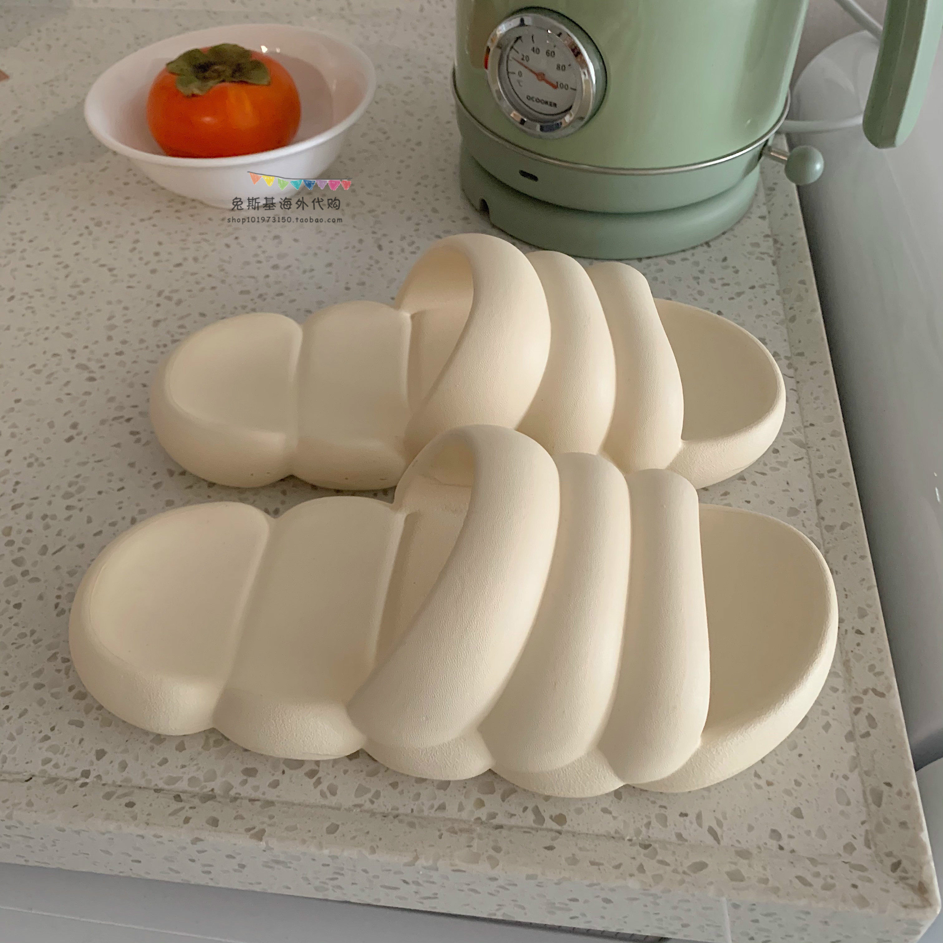 Japan BM Melville slippers women wear home bathroom bath non-slip thick bottom couples sandals women