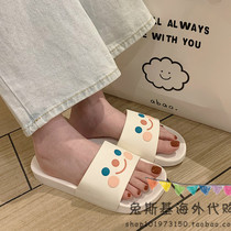 Japanese BM Melville slippers for women in summer wear cartoon non-slip soft bottom for home sandals
