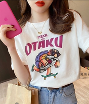 Japan SLY THOM short-sleeved t-shirt womens summer new white bottoming shirt with a loose short top