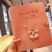 Pregnancy test storage manual pregnant woman mothers birth inspection data record file bag Tiger year baby Check List soft skin collection