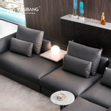 Современный кожаный минималистичный диван, воловья кожа