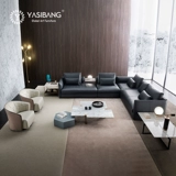 Современный кожаный минималистичный диван, воловья кожа