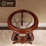 Зонтик из натурального дерева с держателем для зонта, в американском стиле, французский стиль