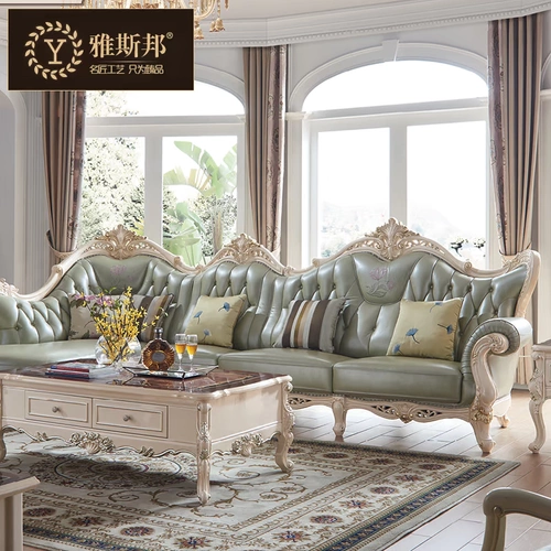 Белый диван, вилла, кожаная мебель, в американском стиле, французский стиль, воловья кожа