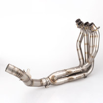 Motorcycle modified exhaust pipe front section Z1000 modified stainless steel front section Z1000 side row front section single row
