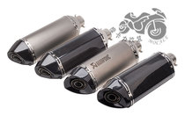 Motorcycle modified exhaust pipe muffler large hexagonal exhaust Z800 ER6N GSXR750 MT03