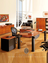  Italy Italian minimalist boss desk Desk Manager desk President desk Light luxury minimalist modern large desk