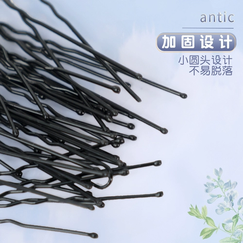 Детская черная заколка для волос, аксессуар для волос