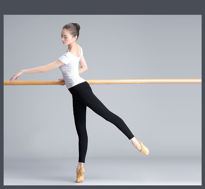 Quần khiêu vũ nữ bó sát người lớn màu đen co giãn bảy điểm nhảy quần đáy quần chín điểm múa ba lê cơ thể - Khiêu vũ / Thể dục nhịp điệu / Thể dục dụng cụ giày tập nhảy
