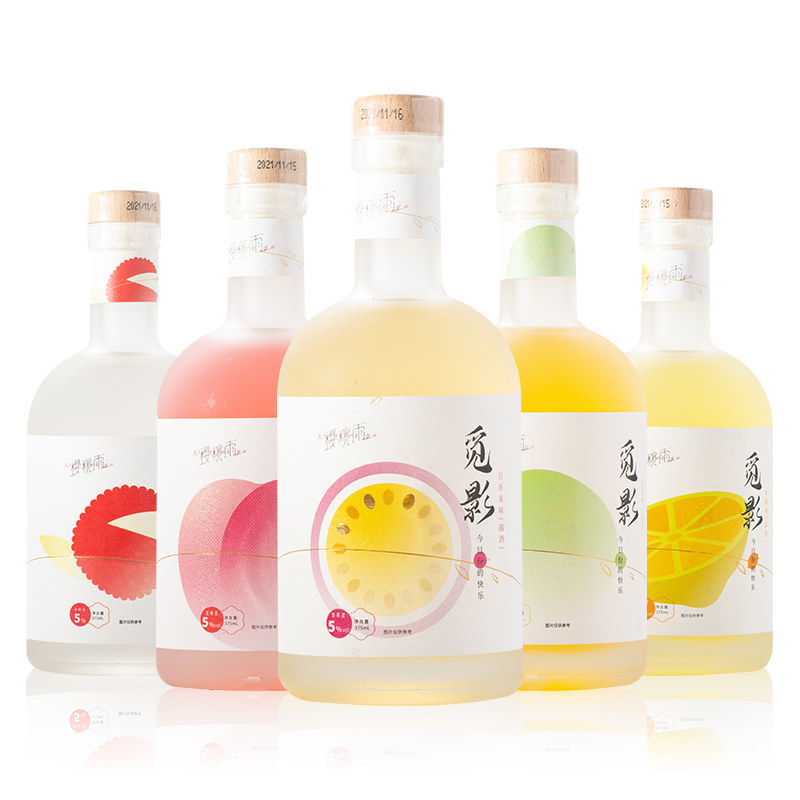 Fruit wine Men's Lady Low Sweet Wine Micro Intoxicated Wine FRUITY FRUITY WINE FRUIT WINE MICRO-SWEET Slightly Sweetened with Breeze Dew