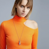 omto Брендовое ожерелье, небольшая дизайнерская универсальная подвеска для влюбленных в стиле хип-хоп, цепочка, коллекция 2021