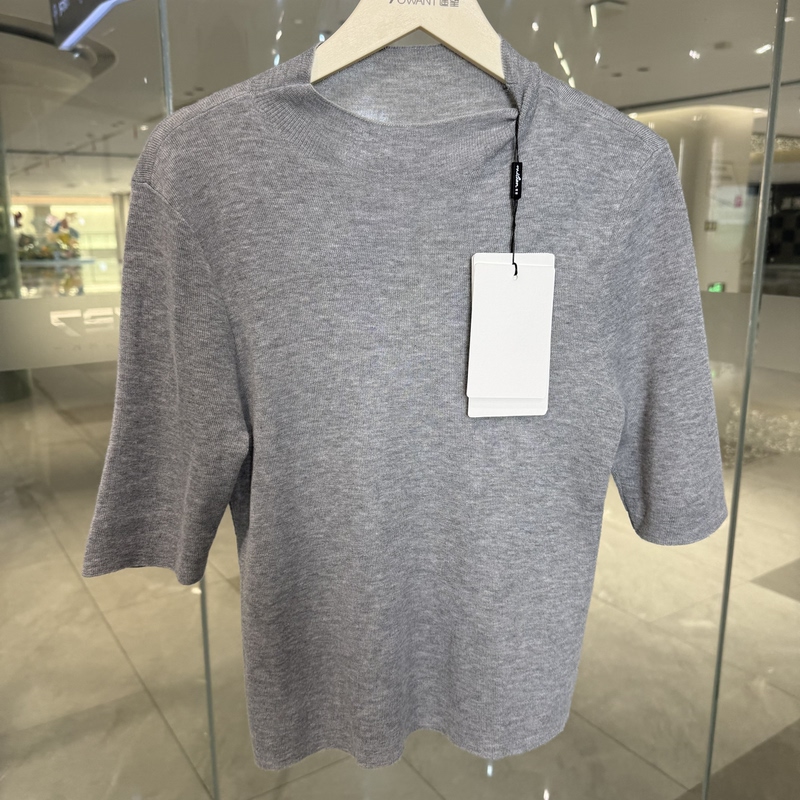 Mi [No Returns/Exchanges] 61Mz1112B719 Half Turtleneck Knitted Sweater