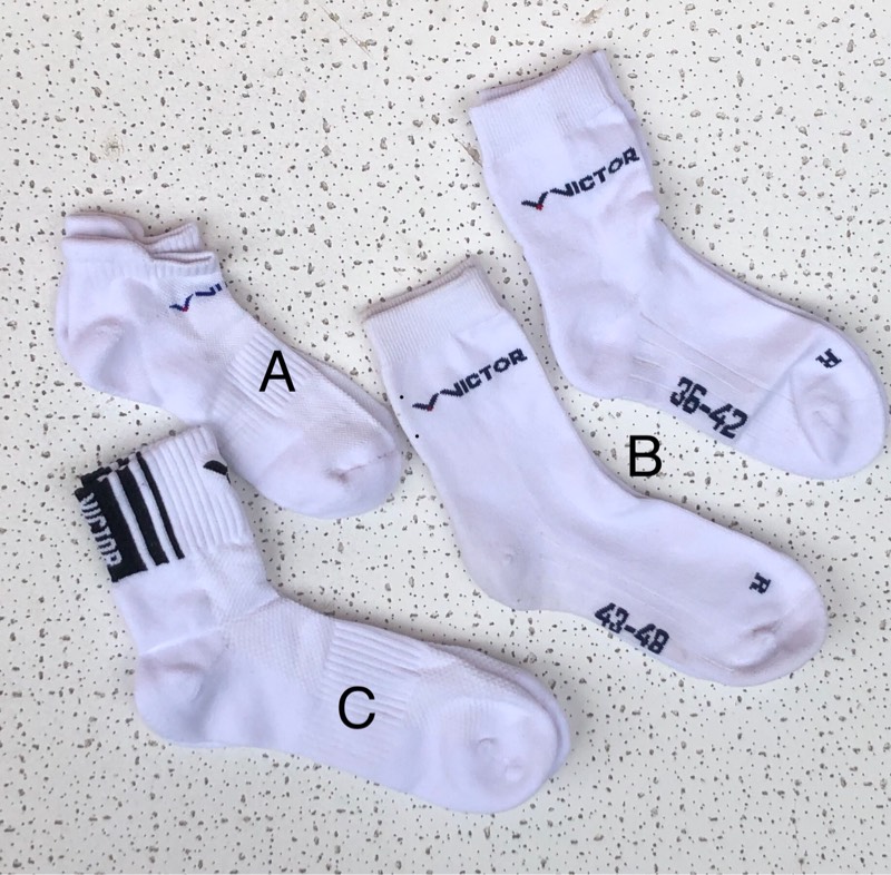 Clearance ten pairs of victory victor men's and women's invisible socks badminton thick towel bottom anti-slip shock absorption