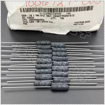 Imported United States 1R 3W DALE ESN-2B 1 Euro wound resistor VISHAY 1Omega